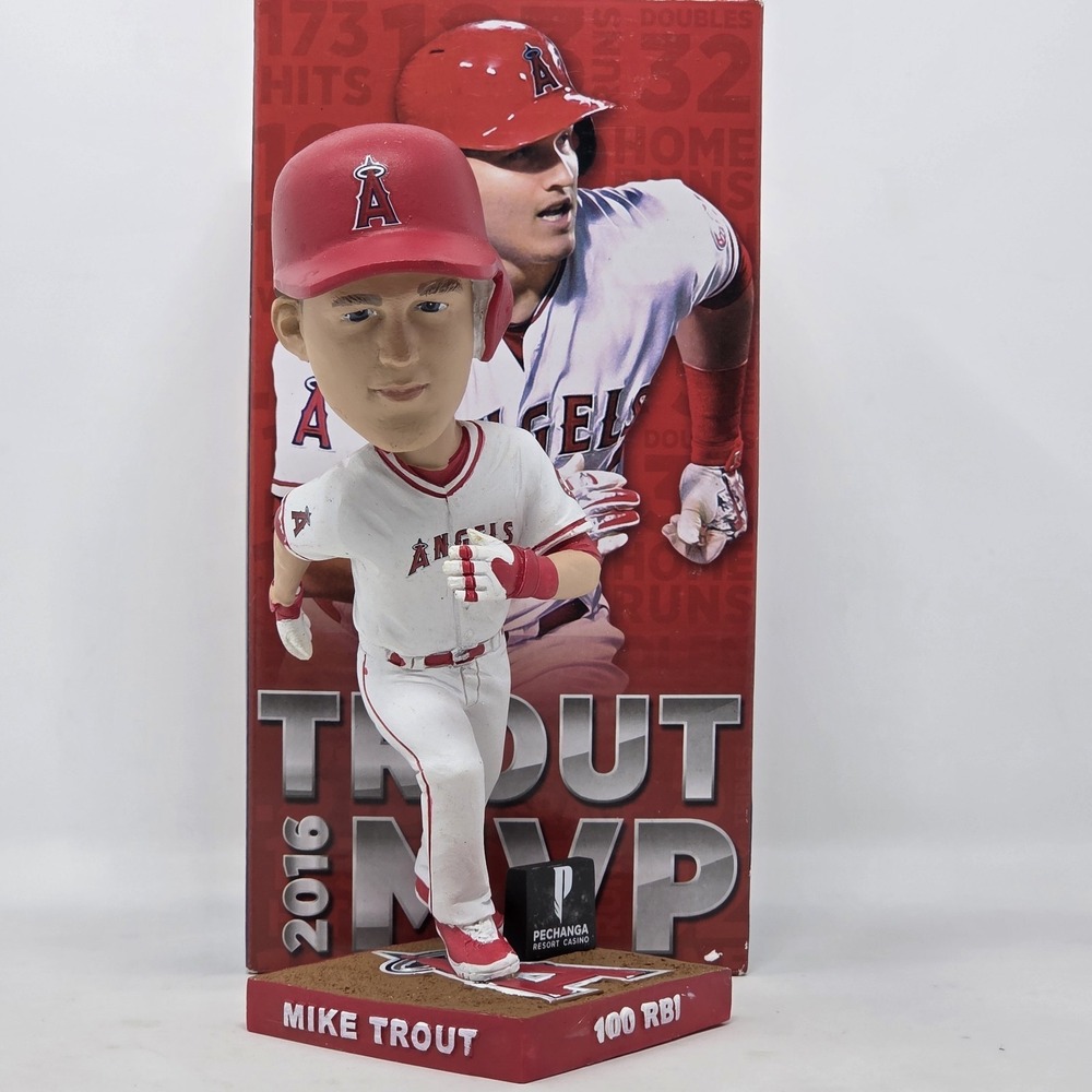 Mike Trout 2016 MVP Bobblehead "2 of 3" Angels MLB - NEW IN BOX